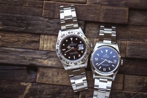 rolex explorer 1 vs rolex explorer 2|Rolex explorer ii size comparison.